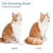 Self-Cleaning Cat Brush for Short-Haired Cats | Aumuca Pet Hair Brush - Removes Mats & Loose Fur (Green) - Buy Online on GoSupps.com