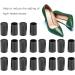 10 Pairs Black Polyurethane Heel Protectors - Wear Resistant Anti-Slip 3 Sizes (10mm Inner Diameter) for Replacement & Repair | International Shipping - Buy Online on GoSupps.com