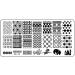 Set of DIY Stainless Steel Image Stencils - Cartoon Pattern Nail Stamping Plates | Style 04 - Buy Online on GoSupps.com
