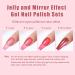 Jelly Metallic Chrome Gel Nail Polish Set - 5 Colors + Silver Liquid Chrome - Long-Lasting & Vibrant Shine - Perfect for DIY Nail Art - Buy Online on GoSupps.com