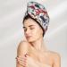 Hair Towel Wrap | Quick Drying Towel Turban with Button | Colorful Mushroom Design for Fast Hair Drying - Buy Online on GoSupps.com