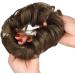 Yamel Dark Coyote Brown Messy Bun Hair Extension for Women - Curly Updo Scrunchie - Buy Online on GoSupps.com