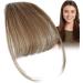 Bang Clip in Hair Extensions Human Hair Bangs Extensions | Natural Color Clip on Neat Bangs Hair Extension Human Hair Bangs Extensions Stylish Hair Bangs Fringe Hairpieces Light Brown - Buy Online on GoSupps.com