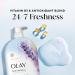 Olay Body Wash for Women Fresh Radiance 24/7 Skin-Loving Freshness Visibly Radiant Plant Based Cleansers Vitamin B3 & Antioxidant Blend For All Skin Types Birch Water & Lavender Scent 35 fl oz - Buy Online on GoSupps.com