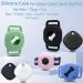 Silicone Case for Galaxy smartTag for Pets Dogs Accessories Connect phone Tracker/Locator lightweight Holder Sleeve Protect and Cover Finder tag Anti-scratch Black Green Pink Blue (4 Pack) black green blue pink - Buy Online on GoSupps.com