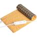 GOQOTOMO Jade Stone Weighted Heating Pad - Fast Heat for Shoulder and Back Pain Relief - 12 Heat Levels, 8 Timers - 145pcs Jade Stones - Size 24 X 12 (Golden) - JS001 - Buy Online on GoSupps.com