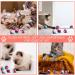 TIESOME Rainbow Cat Toy Balls 20PCS 3cm Soft Cat Ball Colorful Cat Pom Pom Balls Kitten Puff Balls Indoor Cats Interactive Play Ball Pet Training Ball for Cat Kittens Playing Exercising - Buy Online on GoSupps.com