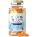 Carlyle Biotin 10000mcg Gummies | 150 Count | Peach Flavor Supplement | Vegan Non-GMO Gluten Free 150 Count (Pack of 1)