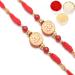 Ghasitaram Gifts Rakhis Online for Brother- Set of 2-6285 Rakhi Thread