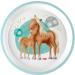 HABA 305700 - Children's plate horses 1 piece grey 1 piece (1 pack) plate