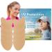 Golf Face Patch 5pair Facial Sunscreen Patch - Clear Comfortable UV Facial Patches Outdoor Protection Sun Golf Patches for Enhanced Outdoor Activities