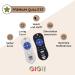 Gigi Kids Bite Rings for Babies | Silicone TV Remote & Gamepad Teether | Easter Gifts for Children 3 Months+ | Black & Blue - Buy Online on GoSupps.com