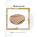Brison Metatarsal Pads for Foot Pain Relief - Medium Beige - Foot Health Care for Women and Men - Buy Online on GoSupps.com