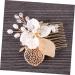 MAGICLULU Comb for Bridal Rhinestone Hair Accessories Bridal Hair Comb Alternative Headpiece Golden Hair Comb Pearl Hair Comb Rhinestone Hair Comb Wedding Bride Comb Hair Comb for Bride - Buy Online on GoSupps.com