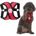 Gooby Choke Free Comfort X Step-In Dog Harness Large Red Red Large chest (17-21")