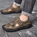 Buy Kaeaeilss Men's Leather Sandals - Comfortable Beach & Hiking Shoes Summer Trekking Footwear EU Size 41 Brown - Buy Online on GoSupps.com