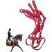Adjustable Horse Halter | Heavy Duty Chin and Throat Snap Halter Horse - Comfortable Padded Nylon Horse Halter for Training Equestrian Grooming Red - Buy Online on GoSupps.com