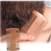 Men's Sandalwood Beard Comb - Anti-Static Moustache & Labour Comb - Buy Online on GoSupps.com