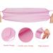 3 Pack Exfoliating Body Scrubbers with Handle - Dual Sided Nylon Back Washer - Stretchable Pull Strap - Perfect for Shower or Bath - Pink, Blue, Grey - Buy Online on GoSupps.com