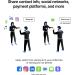 Popl Smart NFC Networking Card - Share with a Tap - iPhone & Android (Black) - Buy Online on GoSupps.com
