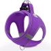 Joyal dog dishes reflective soft padded dog dishes air-mesh breathable breast dishes for medium-sized dogs XL purple XL breast: 55-61cm purple
