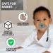 Silicone Pacifier 2 Pack with Clip for Breastfeeding Babies - Daytime and Nighttime Orthodontic Teething Design - Suitable for Newborns to Toddlers - Buy Online on GoSupps.com