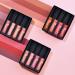 4 Pieces Waterproof Matte Liquid Lip Gloss - Non-Stick Durable Lipstick for Makeup Lovers | #01 - Buy Online on GoSupps.com