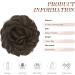 FESHFEN Messy Bun Scrunchie Synthetic Hair Extensions - Medium Ash Brown - Buy Online on GoSupps.com
