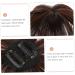 MAGICLULU Piece Wig Synthetic Mini Claw Clips for Hair Human Hair Extensions Hair Extensions Topper Curly Bangs Hair Clip Fringe Hair Toppers Ponytail Invisible Chemical Fiber Middle Aged 13.50X13.50X4.00CM As Shown - Buy Online on GoSupps.com