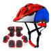 Atphfety Kids Helmet Set,Toddler Helmet for Boys Girls Age 3-8 with Knee Elbow Pads Wrist Guards for Bike Skating Skateboard Cycling Scooter Rollerblading S:50 cm - 54cm/19.7-21.2 inch Spider