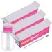 960 pcs Lint Free Nail Wipes Cotton Pads Remover to Soak Off Acrylic Gel Nail Polish with Pumb Bottle Dispenser and 1 Cuticle Pusher Tbestmax With 1*Pumb Bottle