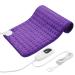 Heating cushion heat cushion with automatic shutdown heat cushion for back neck shoulder belly soft flannel surface purple (30 x 60 cm) 30x60cm purple