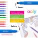Ooly Switch-eroo Double Sided Color Changing Markers - Pack of 12 Vibrant Colors | Drawing and Coloring Tool for Kids and Adults | Fun Pens for Creative Projects - Gift Idea for Boys and Girls - Buy Online on GoSupps.com