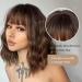 Buy Haircube Short Charming Bob Wig with Bangs - Heat-Resistant Synthetic Fiber for Women | Perfect for Party Cosplay Daily Wear - Brown Color (Brown4071) - Buy Online on GoSupps.com
