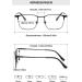 Shop Lanomi Varifocal Glasses for Men & Women - Photochromic Blue Light Filter UV400 Multifocal Reading Aid - Thin Metal Frame Self-Tinting Stylish Black (3.0x) - Buy Online on GoSupps.com