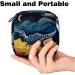 Buy Blue Jurassic Dinosaur Sanitary Napkin Storage Bag | Portable Menstrual Cup & Period Pocket for Ladies - Buy Online on GoSupps.com