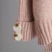 Women's Knitted Evening Pants Suit Set | High Collar Sweater | Autumn/Winter Thermal Beige - Buy Online on GoSupps.com