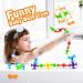Echocube Suction Toy Set | 28 Silicone Suction Cup Bathing Toys for Kids 3+ | Sensory Play Stress Relief & Travel Toys for Toddlers & Adults - Buy Online on GoSupps.com