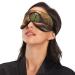 Snake Eye Green Sleep Mask - Light Blocking Eye Cover for Sleeping Travel & Naps | Adjustable Strap Soft & Lightweight for Men & Women - Buy Online on GoSupps.com
