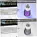 Mosquito Killing Lamp Mosquito Lamp Rechargeable Light Mosquito Trap Click Mosquito Lamp with Hanging Loop for Home Bedroom Outdoor Camping Grey - Buy Online on GoSupps.com
