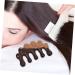 Hapinary Wooden Massage Comb for Scalp Care | No Static Wide Tooth Portable Hair Tool - 10.00cm x 5.50cm - Buy Online on GoSupps.com