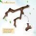 Natural Wild Grape Parrot Perch Stand for Parakeet, Budgies, Lovebirds - Style 1 - Buy Online on GoSupps.com