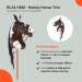 Buy RL24 HKM Hobby Horse with Bridle | Plush Stock Horse with Magicbrush Brown/White | Ideal for Kids' Playtime - Buy Online on GoSupps.com