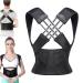Adjustable Back Posture Belt Office Home Gym Unisex Back Straightener Posture Corrector Scoliosis Lower Back Brace Women Scoliosis Lumber Spine Support (M)
