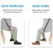 Sock Aid Kit - Easy On Off Sock Helper & Shoe Horn for Elderly, Disabled, Pregnant - 17.32 - Buy Online on GoSupps.com
