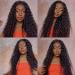 Amanda HD Transparent Deep Wave 24 Inch Brazilian Virgin Lace Front Wig - Pre Plucked 180% Density Wet & Wave Closure Wig for Women - Buy Online on GoSupps.com