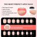 LIARTY French Short Fake Nails 140 Pcs - 14 Sizes White Acrylic Press on Nails for Women - Buy Online on GoSupps.com
