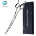 6.5 Inch Upward Curved Dog Chunker Thinning Scissors - Professional Japanese Stainless Steel Grooming Shears for Dog Cat Pet - Silver - Buy Online on GoSupps.com