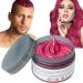 Hair Color Wax Natural Matte Hairstyle for Party Cosplay Halloween (Red)