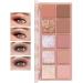 10 Colors Eyeshadow Palette Matte Nude Eye Makeup Palette Ultra-Blendable Long Lasting High Pigmented Waterproof Nudes Neutral Smooth Eye Shadow Palette for Women Natural Charming Looking #03 3#